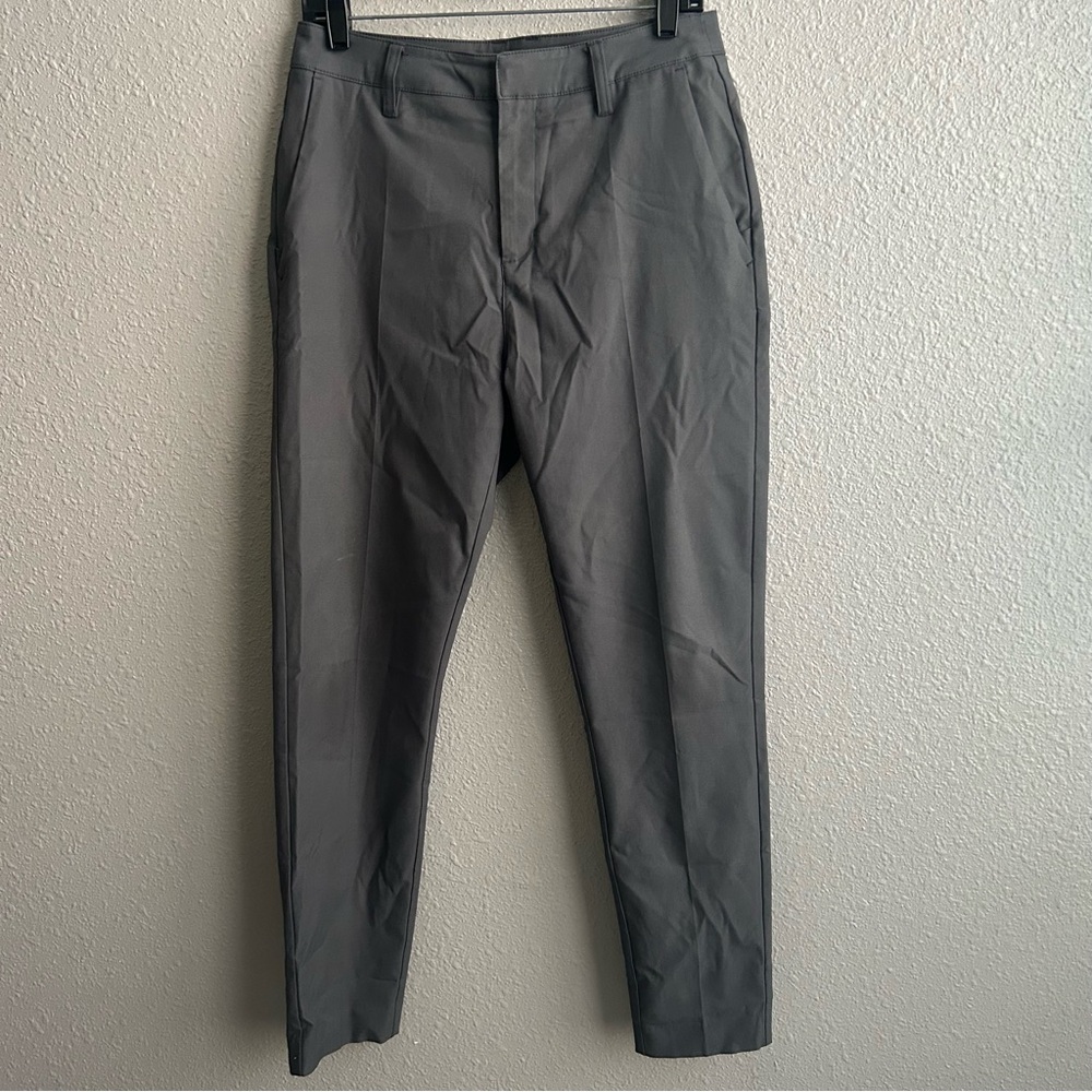 BYLT Gray Executive Slim‎ Tapered Performance Chino Pants